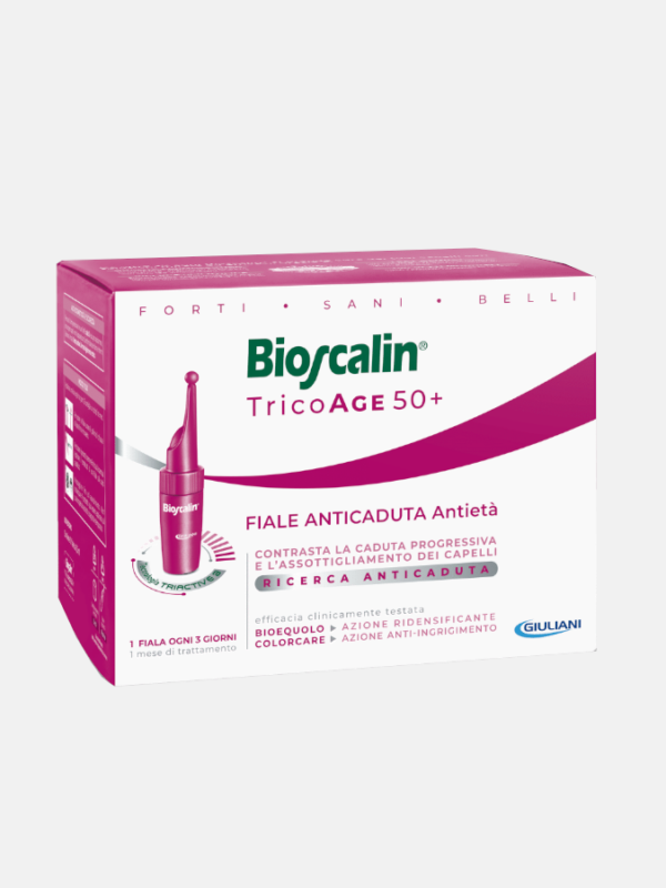 Bioscalin TricoAGE 50+ Anticaída - 10 ampollas