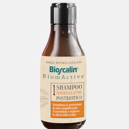 Bioscalin BiomActive Champú Postbiótico Regulador De Sebo – 200ml