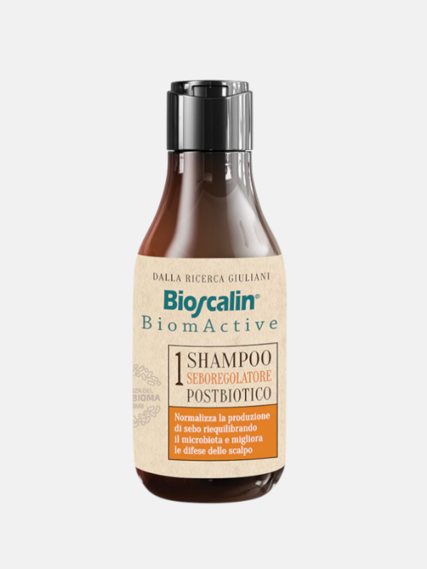 Bioscalin BiomActive Champú Postbiótico Regulador De Sebo - 200ml