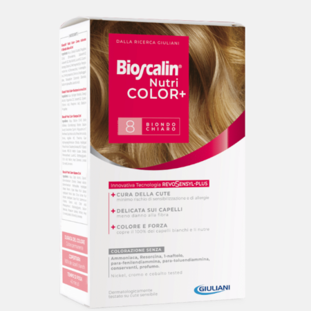 Bioscalin NutriCOLOR+ Color Rubio Claro 8 – 40ml
