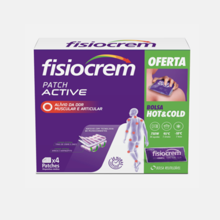 Fisiocrem Patch Promo con oferta Bolsa HOT&COLD – 4 patches