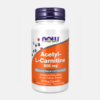 Acetyl-L-Carnitine 500mg - 50 cápsulas - Now