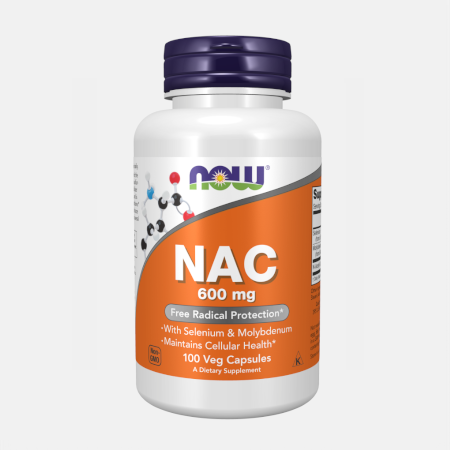 NAC 600mg – 100 cápsulas – Now
