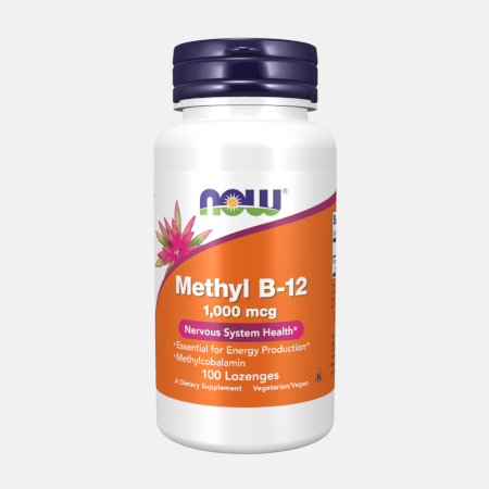 Methyl B12 1000 mcg – 100 losangos – Now