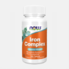 Iron Complex - 100 comprimidos - Now