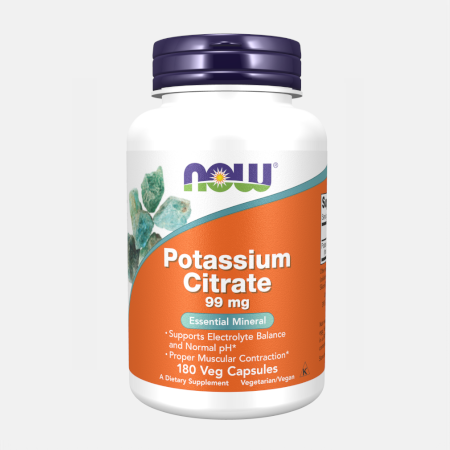 Potassium Citrate 99mg – 180 comprimidos – Now
