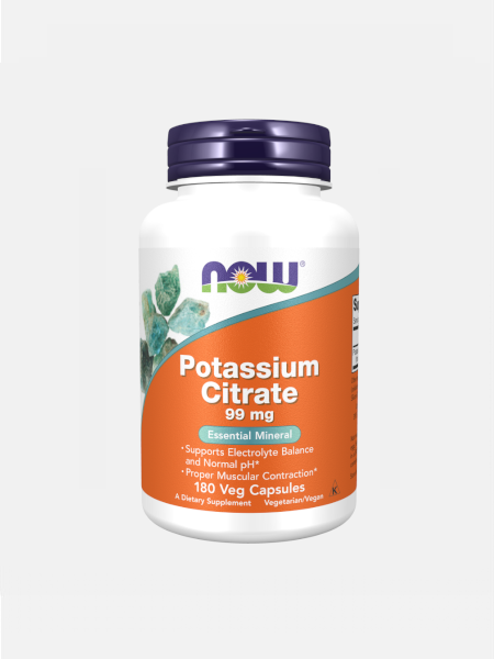 Potassium Citrate 99mg - 180 comprimidos - Now