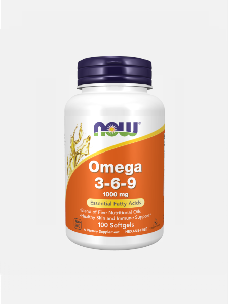 Omega 3 6 9 1000mg 100 c psulas Now Nutribio