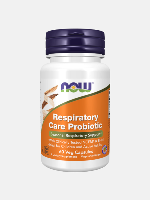 Respiratory Care Probiotic - 60 cápsulas - Now