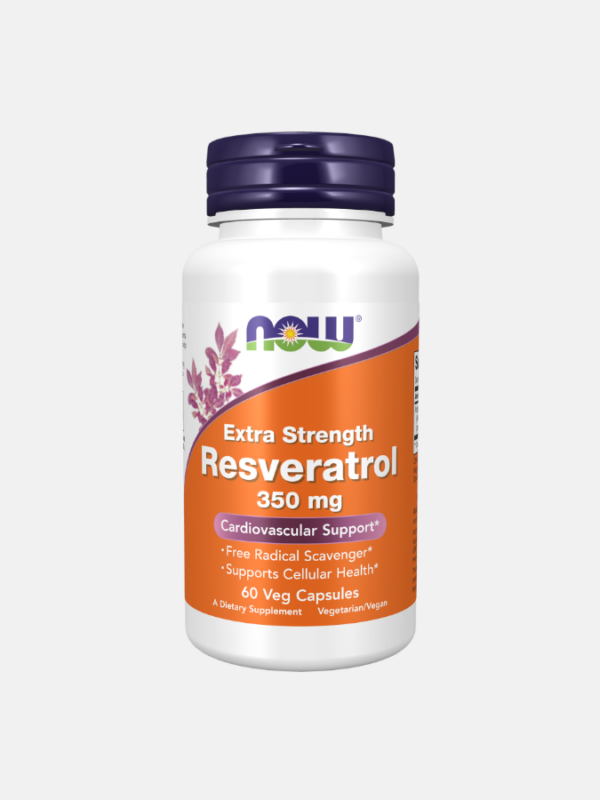 Resveratrol Extra Strength 350 mg - 60 veg cápsulas - Now