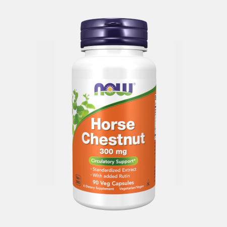 Horse Chestnut 300 mg – 90 cápsulas – Now