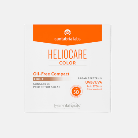 HELIOCARE 360 Compacto Oil-Free SPF 50+ Claro – 10g – Cantabria Labs