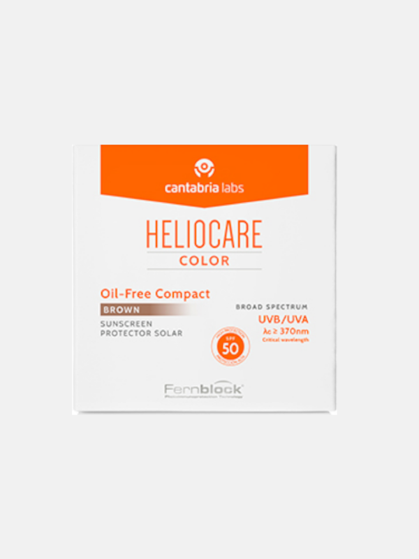 HELIOCARE 360 Compacto Oil-Free SPF 50+ Oscuro - 10g - Cantabria Labs
