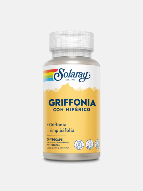 Griffonia (5-HTP) con Hipérico - 30 cápsulas - Solaray