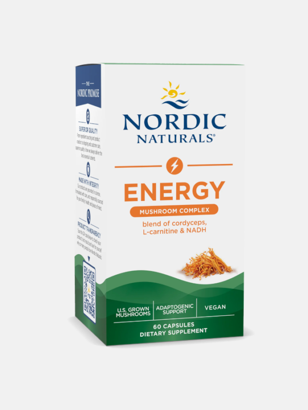 Energy Mushroom Complex - 60 cápsulas - Nordic Naturals
