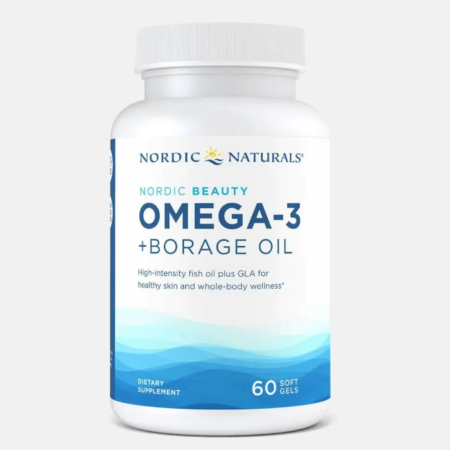 Nordic Beauty Omega-3 + Borage Oil – 60 softgels – Nordic Naturals