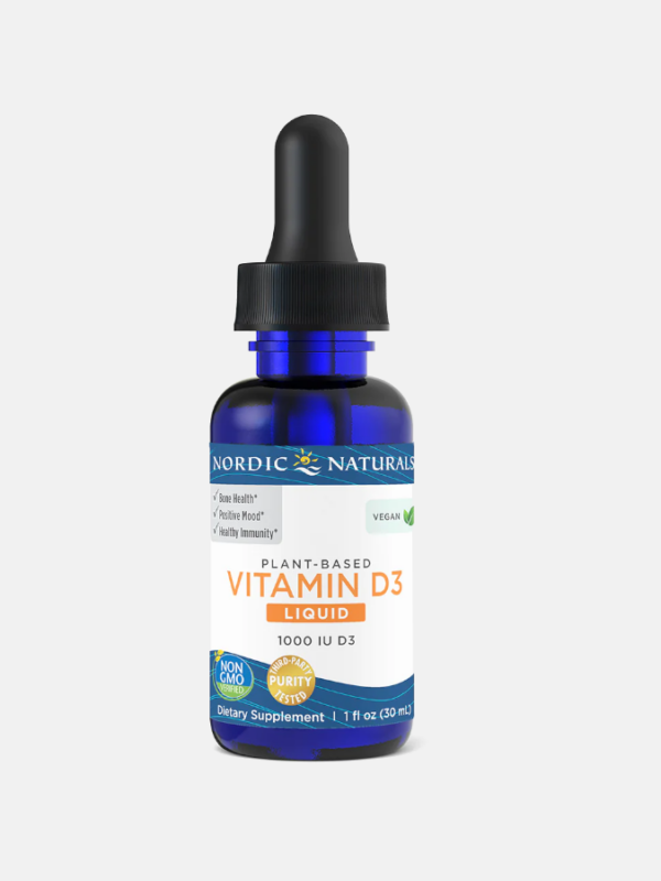 Plant-Based Vitamin D3 Liquid 1000 UI - 30ml - Nordic Naturals