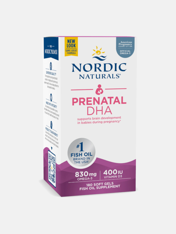 Prenatal DHA Unflavored - 180 softgels - Nordic Naturals