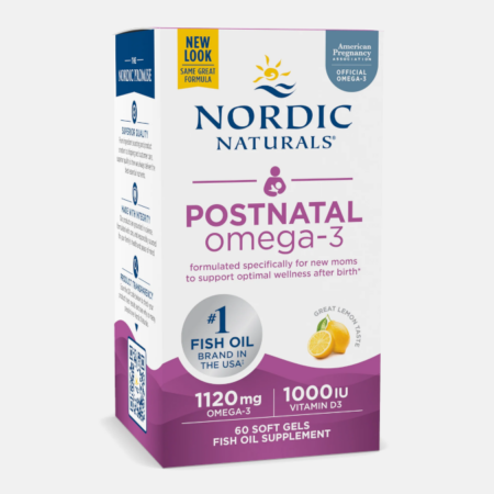 Postnatal Omega-3 – 60 softgels – Nordic Naturals