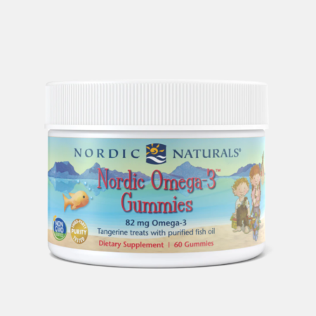 Nordic Omega-3 Gummies Tangerine – 60 gomas – Nordic Naturals