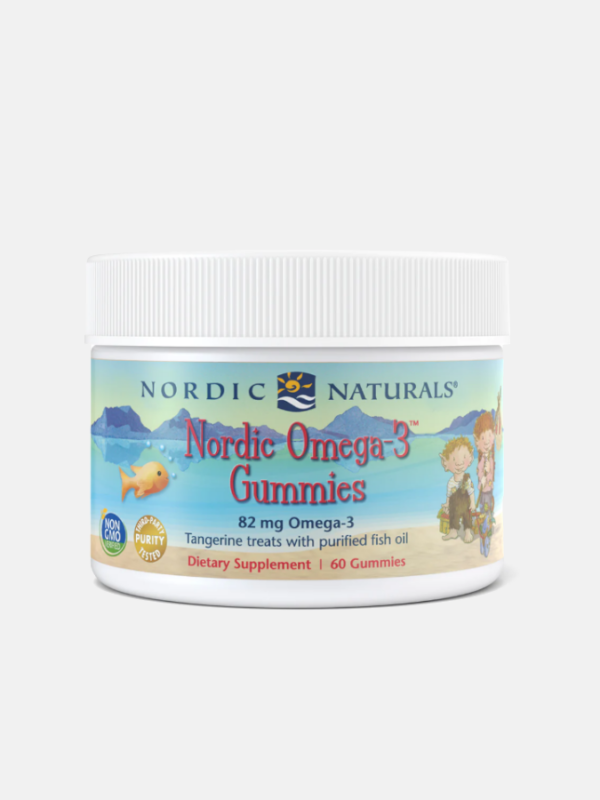 Nordic Omega-3 Gummies Tangerine - 60 gomas - Nordic Naturals