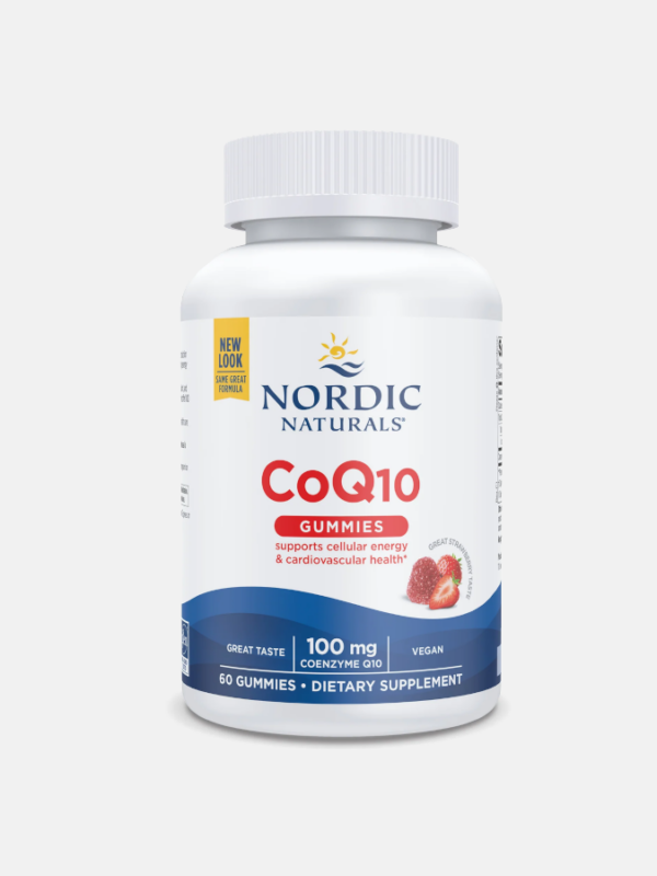 CoQ10 Gummies Strawberry - 60 gomas - Nordic Naturals