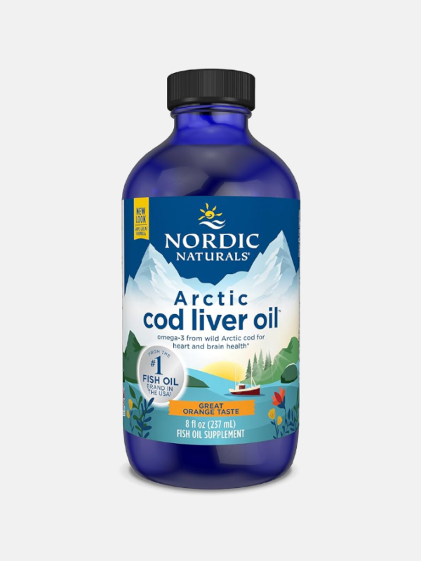 Arctic Cod Liver Oil Orange - 237ml - Nordic Naturals