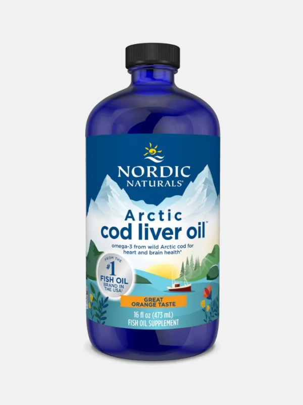 Arctic Cod Liver Oil Orange - 473ml - Nordic Naturals