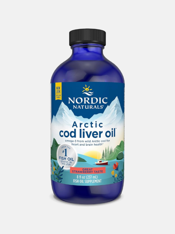 Arctic Cod Liver Oil Strawberry - 237ml - Nordic Naturals