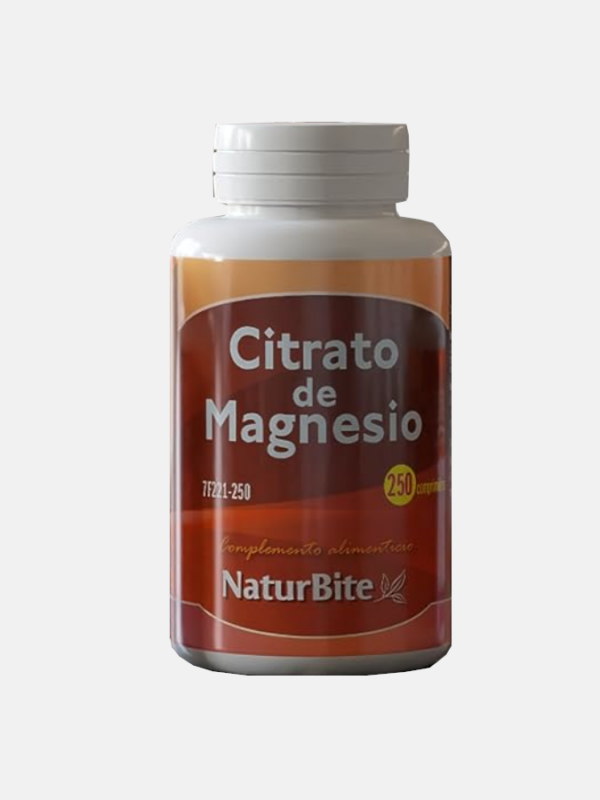Citrato de Magnesio - 250 comprimidos - NaturBite
