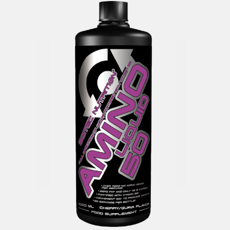 Amino Liquid 50 Cherry Guava – 1000ml – Scitec Nutrition