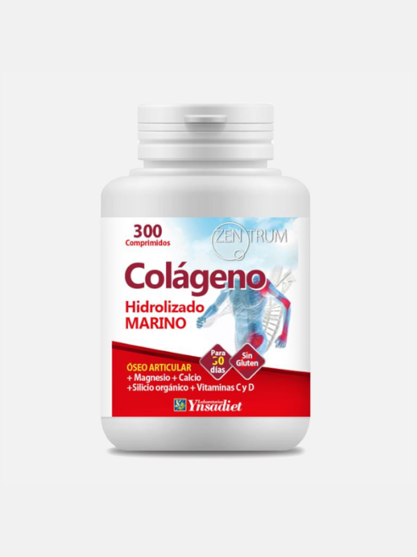 Colágeno Hidrolizado Marino - 300 comprimidos - Zentrum