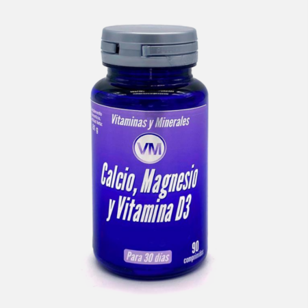 VM Calcio Magnesio Vitamina D3 – 90 comprimidos – Ynsadiet