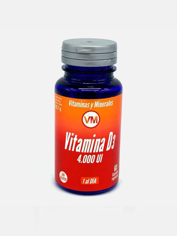 Vitamina D3 4000UI - 60 cápsulas - Ynsadiet
