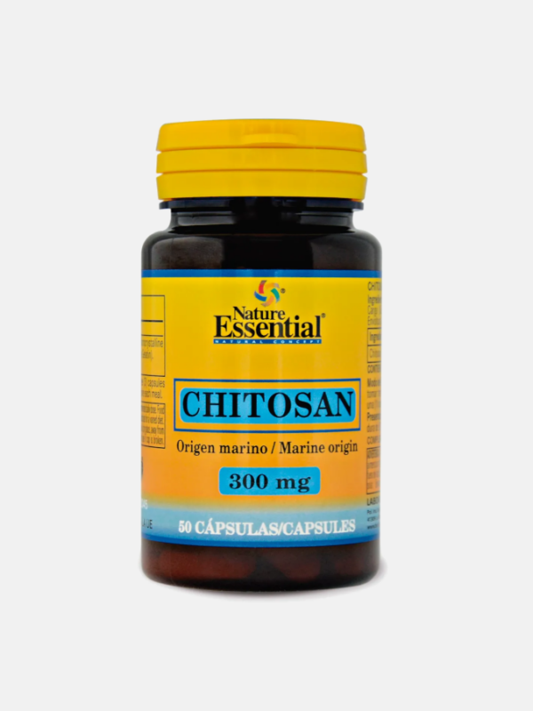 Chitosán 300 mg - 50 cápsulas - Nature Essential