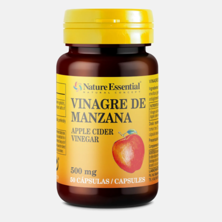 Vinagre de Manzana 500 mg – 50 cápsulas – Nature Essential