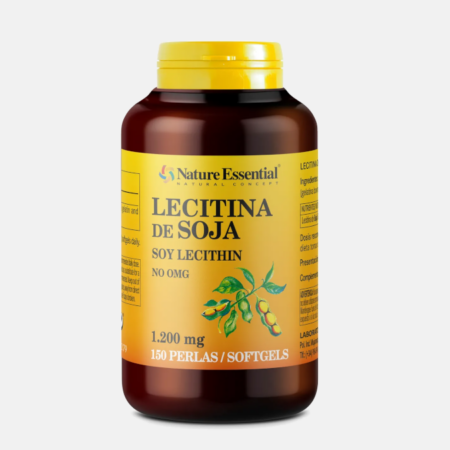 Lecitina de Soja 1200 mg – 150 cápsulas – Nature Essential