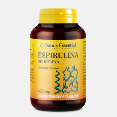 Espirulina 400 mg – 250 comprimidos – Nature Essential