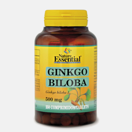 Ginkgo biloba 500 mg – 250 comprimidos – Nature Essential