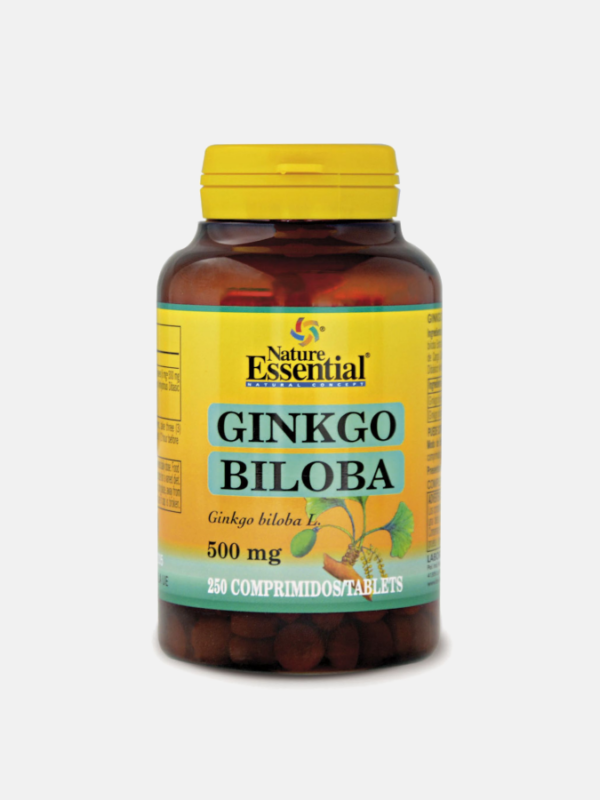 Ginkgo biloba 500 mg - 250 comprimidos - Nature Essential