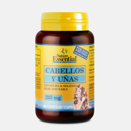 Cabello y Uñas 225 mg – 90 cápsulas – Nature Essential