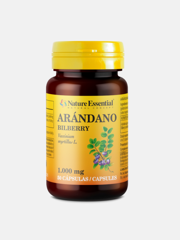 Arándano 1000 mg - 50 cápsulas - Nature Essential
