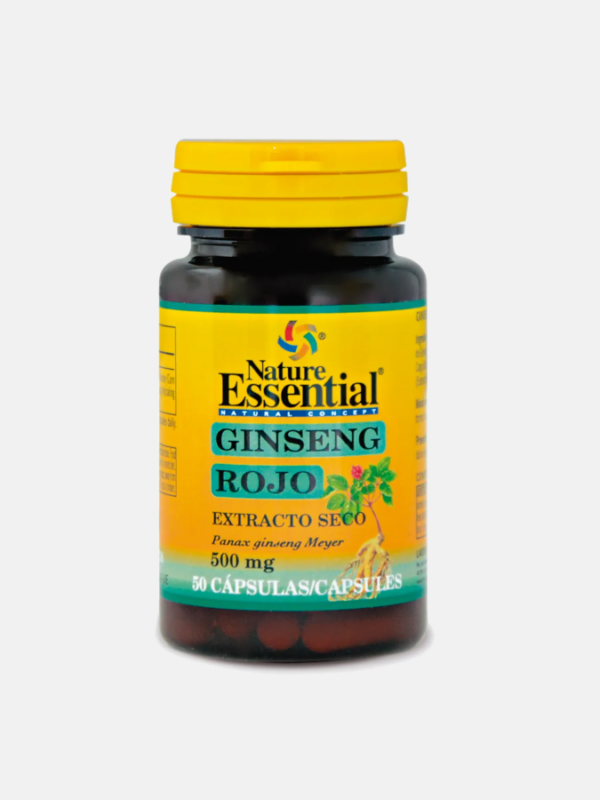 Ginseng Rojo 500mg - 50 cápsulas - Nature Essential