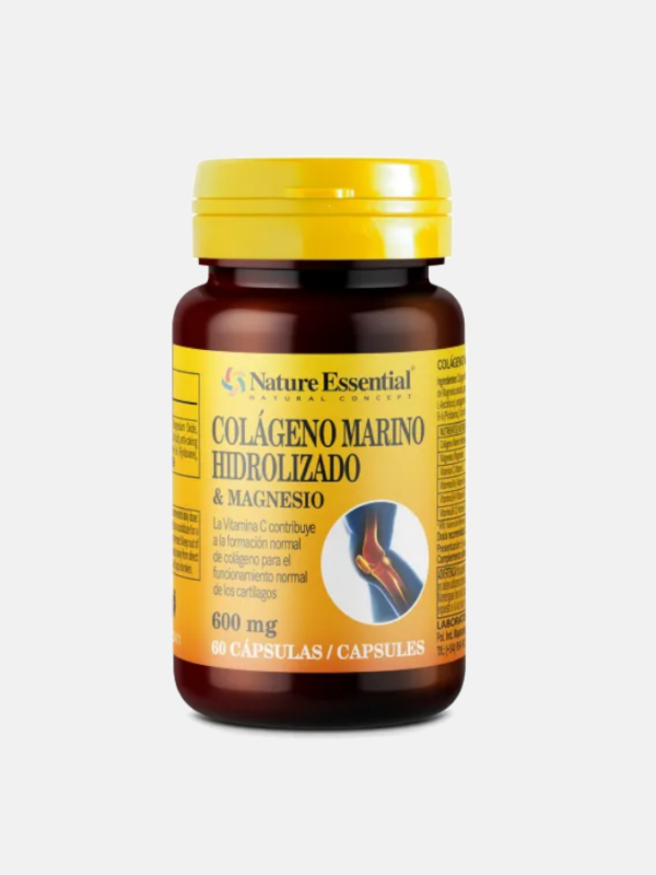 Colágeno Marino 600 mg - 60 cápsulas - Nature Essential