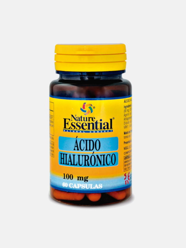 Ácido Hialurónico 100 mg - 60 cápsulas - Nature Essential