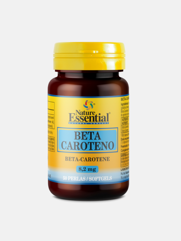 Betacaroteno 8,2 mg - 50 cápsulas - Nature Essential