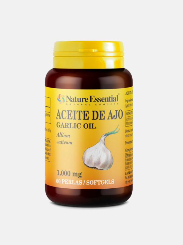 Aceite de Ajo 1000mg - 60 cápsulas - Nature Essential