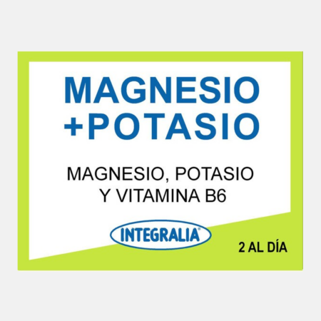 Magnesio + Potasio – 60 cápsulas – Integralia
