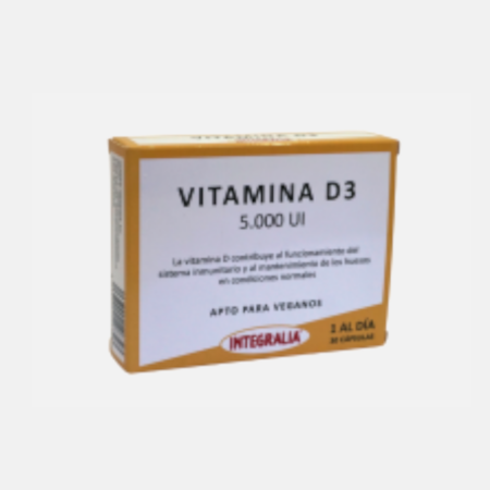Vitamina D3 – 30 cápsulas – Integralia
