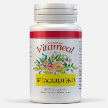 Betacaroteno 10000UI – 60 cápsulas – Vitameal